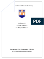 IT1100 IWT - Assignment 01 - Answer Template