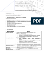 Convocatoria Cas #001-2024-Unalm-Urh: Dirección General de Administración Unidad de Recursos Humanos