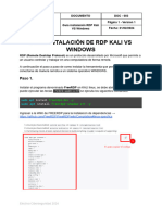 Guia Instalacion RDP Kali VS Windows