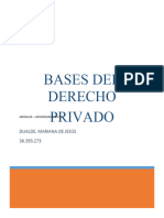 Bases Del Derecho Privado. Trabajo 4