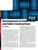 Developments in Glass Yarns and Fabric Constructions