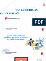 Sesión - Competencias Genéricas y Específicas