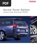 Download Honda Accord Tourer 7th Gen Prefacelift Accessories by AOCUK SN71149210 doc pdf
