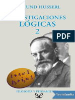 Investigaciones Logicas 2 - Edmund Husserl