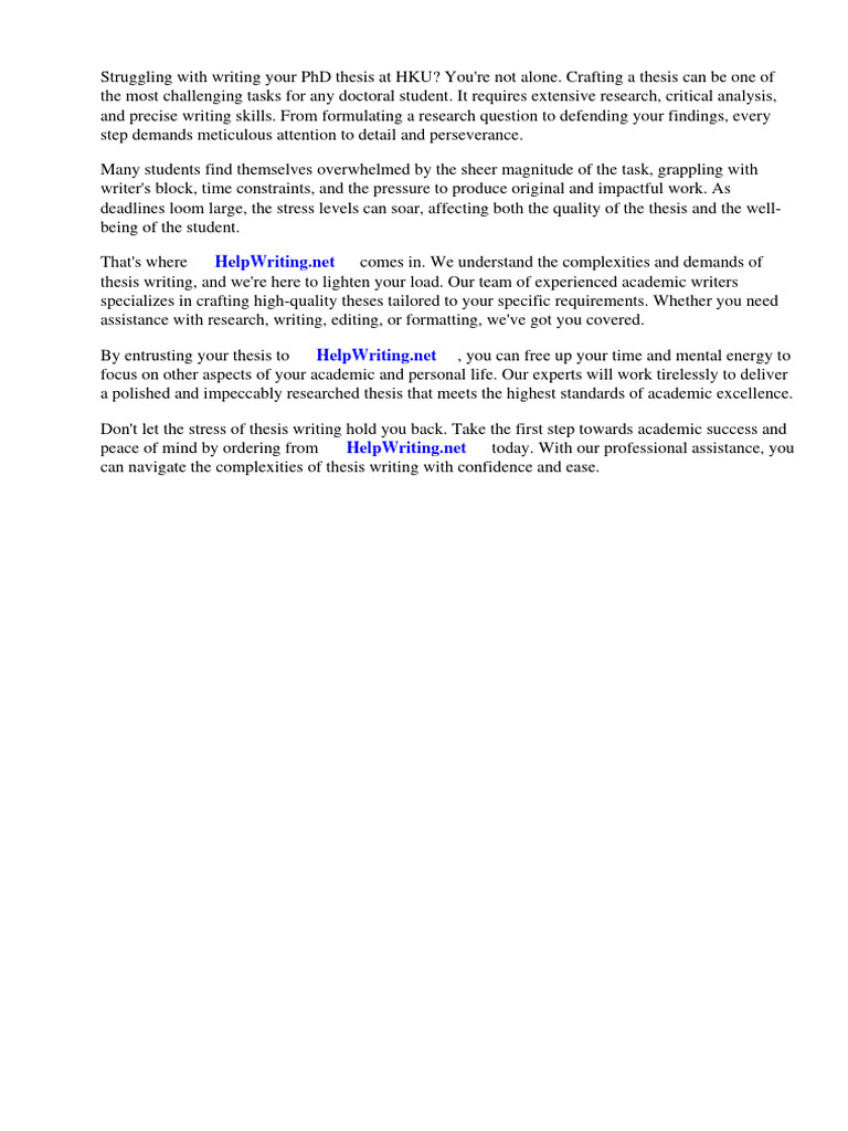 Phd thesis hku pdf