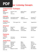 Higher Listening Concepts 1