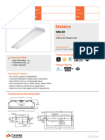 Metalux WNLED Utility LED Wraparound Spec Sheet