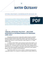 Constantin Olteanu - Istoria Militară A Românilor În Secolul XX 10 ° (Istorie)