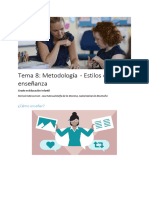 Tema 8 - Metodología