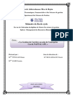 Mémoire de Fin de Cycle: Université Abderrahmane Mira de Bejaia