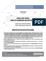 Baseado No Formato de Prova Aplicado Pela Banca Cebraspe: Praça (Pós-Edital) Corpo de Bombeiros Militar Do Pará