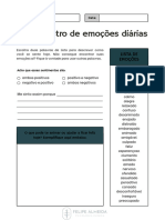 Registo de Emoções