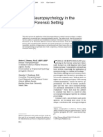 Clinical Neuropsychology in The Criminal Forensic Setting: Robert L. Denney, Psyd, Abpp/Abfp