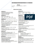 Exercices Les Elements Chimiques