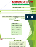 Dummy Slides For Project Proposal Seminar Series of SLT HAFED Kazaure-1