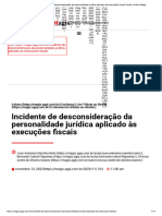 2023. Incidente de desconsideração da personalidade jurídica aplicado às execuções fiscais