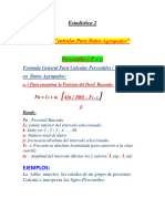 Percentiles para Datos Agrupados