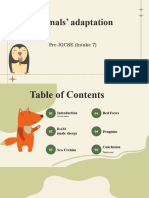 Animals PPT Template by EaTemp