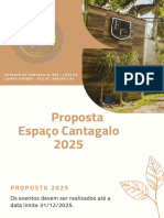 Proposta Espaço Cantagalo 2025