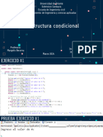 Estructuras Condicionales 1