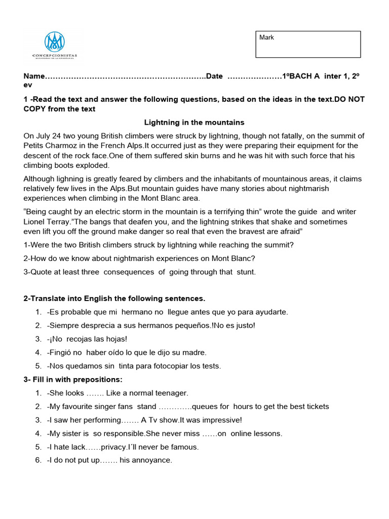Exam 1 | PDF | Linguistics | Syntax