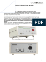 TBMDA-BCI25 - Amplificatore RF Manual - EN