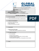 Informe Tecnico Servicio de Reparacion de Pánel Pc Siemens -Global Alimentos