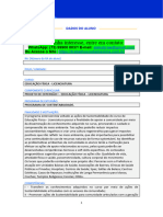 Relatório Final - Projeto de Extensão I - Educação Física - Licenciatura - Programa de Sustentabilidade