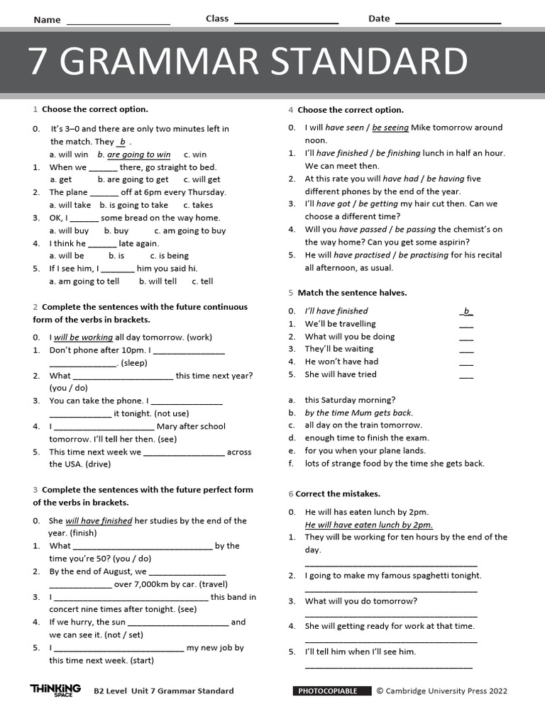 Future Tense Practice Exercises | PDF