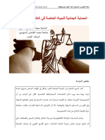 الحماية الجنائية للحياة الخاصة في التشريع المغربي