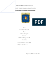 Informe Arbitrios Municipales