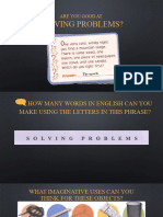 Solving Problems Feelings