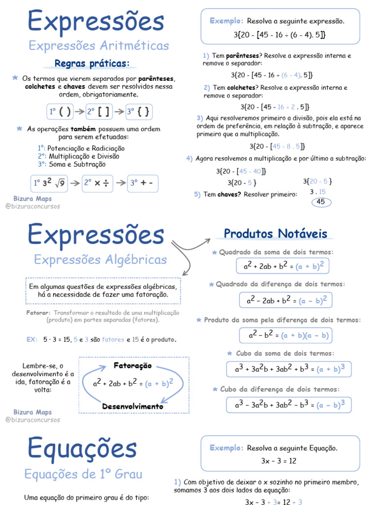 09 Expressões Aritméticas | PDF | Equações | Matemática elementar