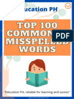 Top 100 Commonly Misspelled Words