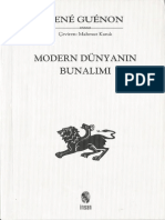 Rene Guenon Modern Dunyanin Bunalimi