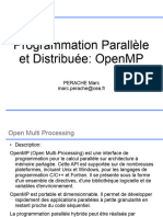 Programmation Parallele Et Distribuee - OpenMP