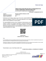 Certificado Impedimento