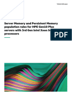 Server Memory and Persistent Memory Population Rules For HPE Gen10 Plus Servers With 3rd Gen Intel Xeon Scalable Processors-A50003886enw