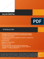 Abordaje Nutricional en Salud Mental