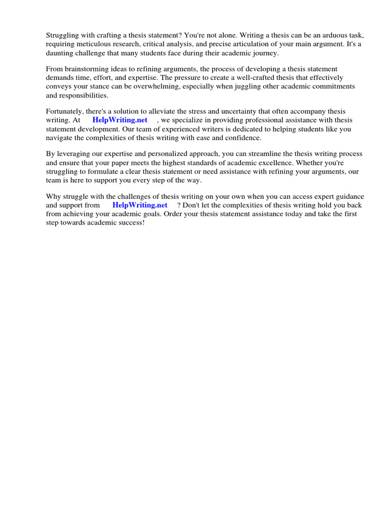 Eg Thesis Statement Pdf Thesis Essays