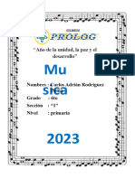 Mu Sica 2023: Año de La Unidad, La Paz y El Desarrollo"