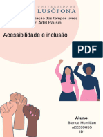 Relatorio Da Acessibilidade e Inclusão