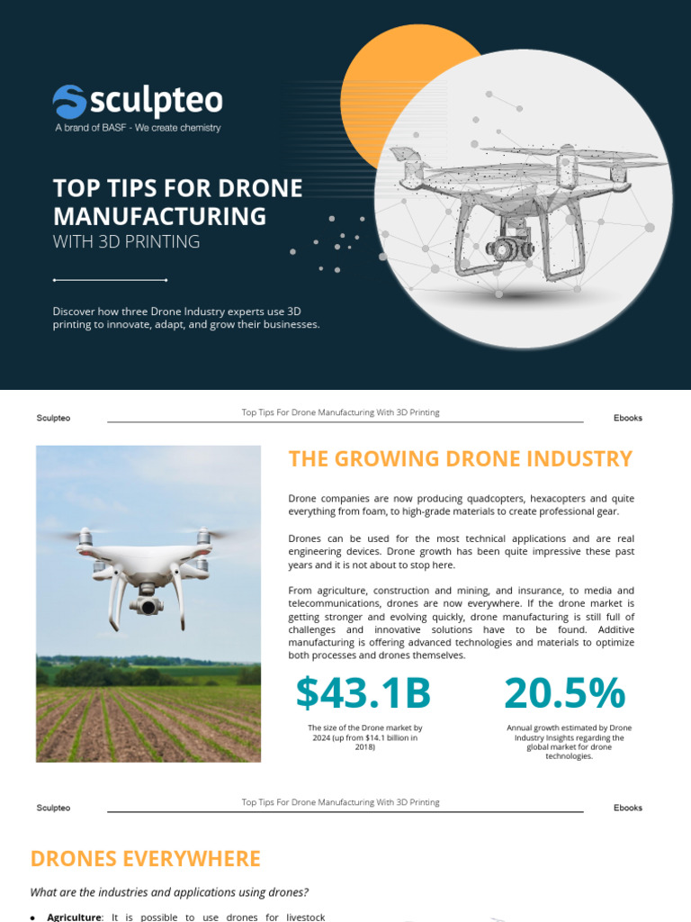 3D Printing Tips for Drone Manufacturing | PDF | 3 D Printing ...