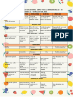 Menu para La Semana Del Al 4 de Marzo Al 7 de Marzo Del 2024 2.0