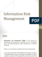 Informtion Risk Management