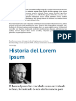 Historia Del Lorem