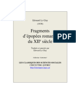 Fragments Epopees Romanes