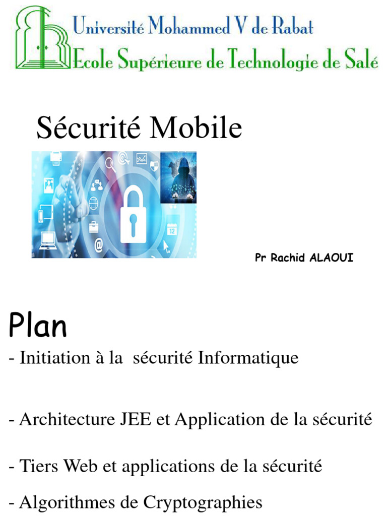 Sûreté Informatique et Sécurité Mobile | PDF | Cryptage | Informatique