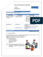 PLANIFICACIÓN DE SESIÓN DE APRENDIZAJ1primero