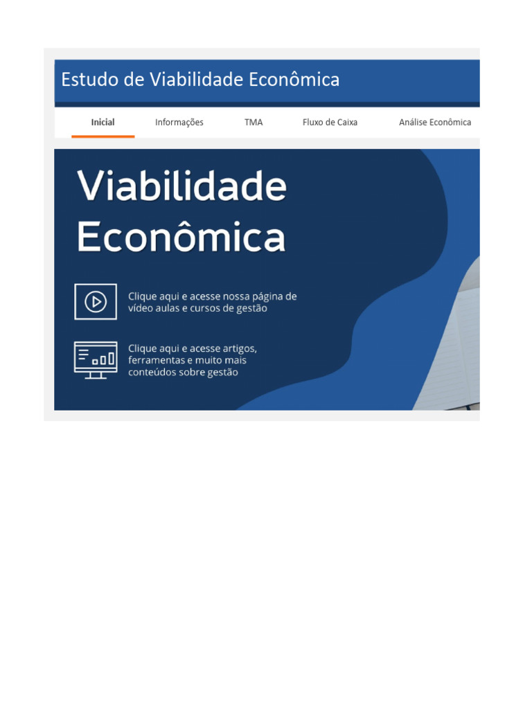 Estudo de Viabilidade Econômica Resultar - Demonstração - 2021 | PDF ...
